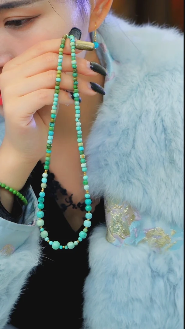 未镶嵌绿松石项链发货一件