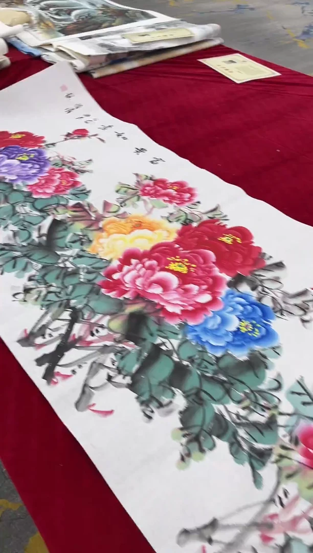 横款年画艺术作品欣赏W39