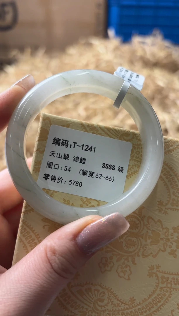 未镶嵌手镯石英质玉T-1241