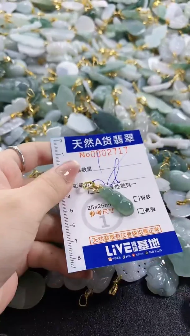 颈饰未镶嵌翡翠天然A货翡翠