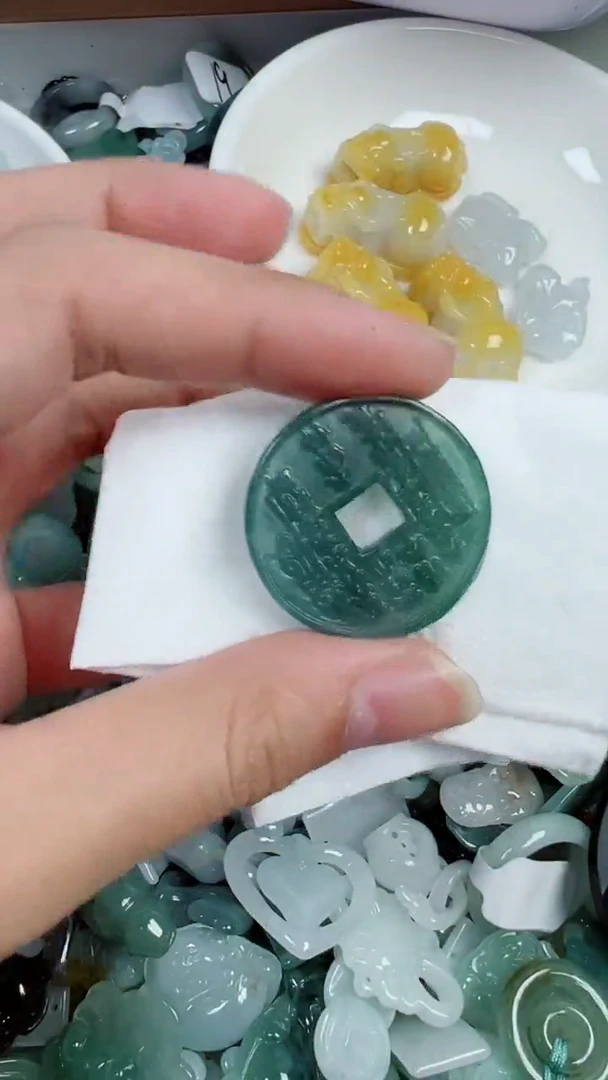 散珠翡翠871号链接，A货翡翠