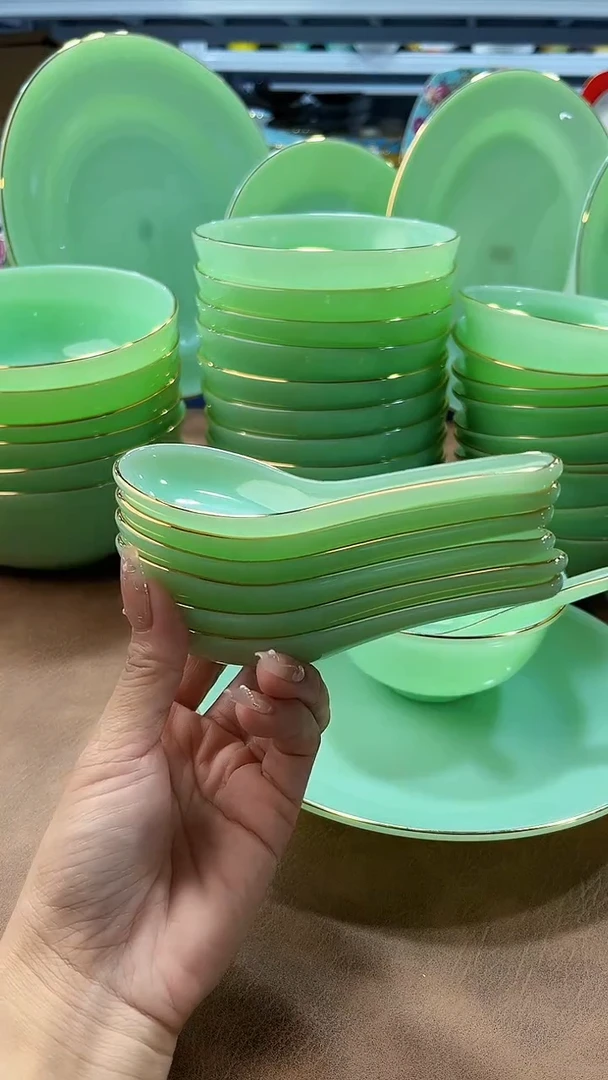 玉瓷勺子6个景德镇餐具