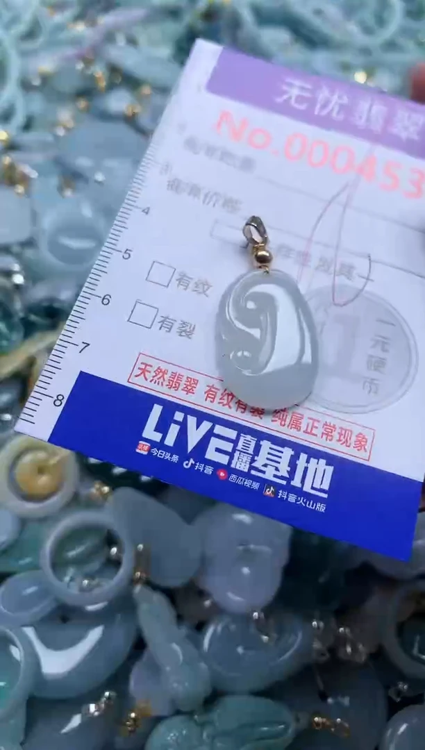 翡翠未镶嵌吊坠(不含链)4530