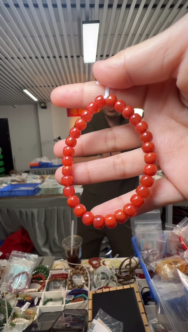 未镶嵌手串南红玛瑙约6-7mm南红手串
