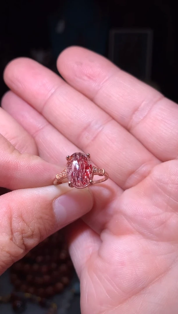 水晶珠宝半成品未镶嵌?****?超七戒指