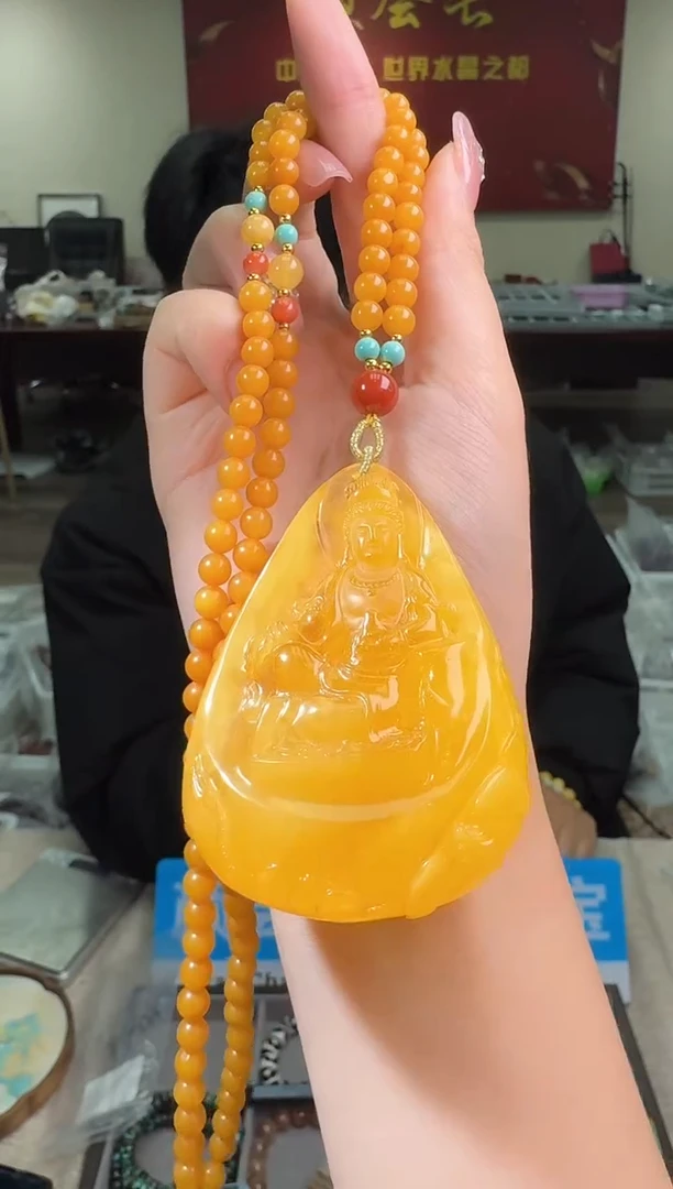【闪购商品】蜜蜡颈饰未镶嵌多样性发一件 511