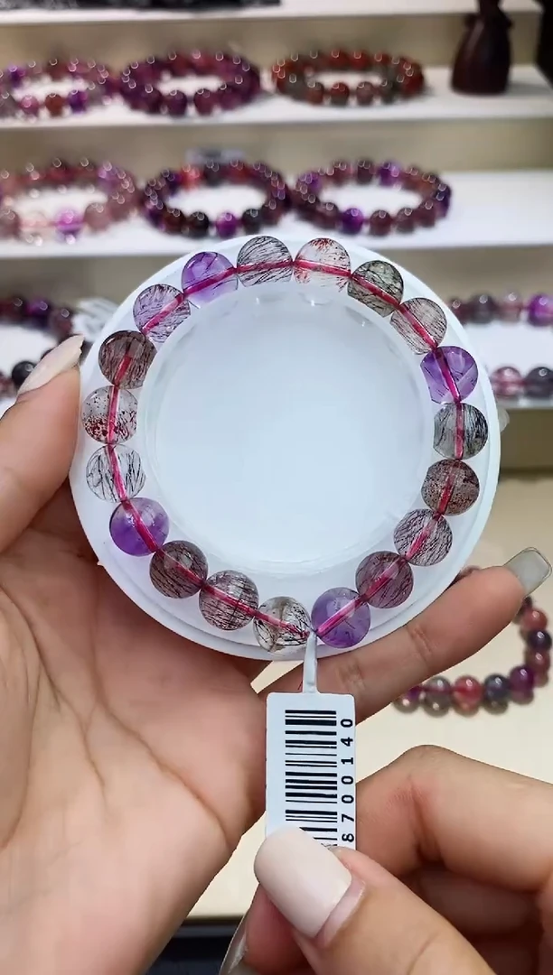 未镶嵌手链水晶彩超七10m+