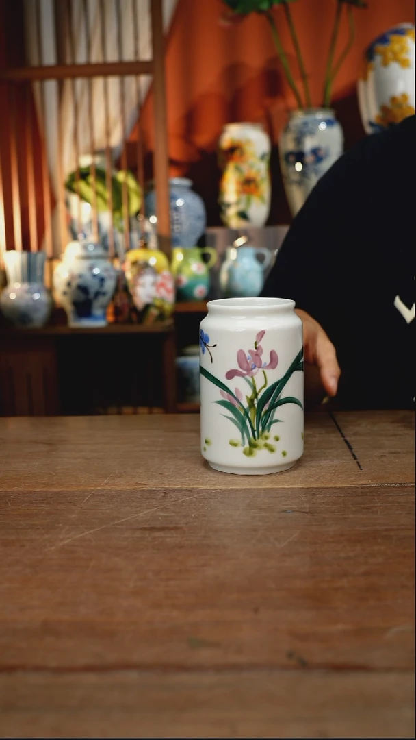 瓷片【简家甄选】景德镇设计师釉下手绘陶瓷餐具