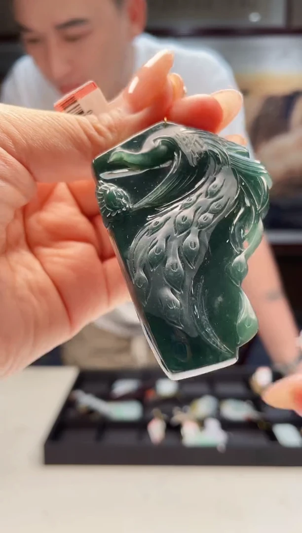 翡翠未镶嵌吊坠(不含链)多样性发其一 76