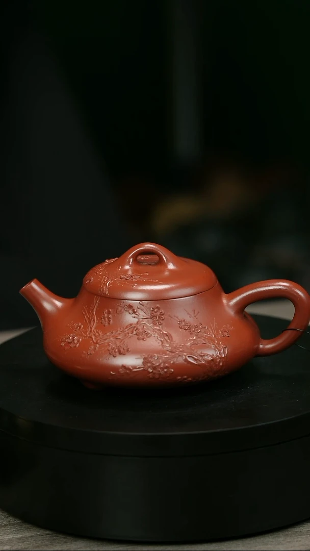 茶壶紫砂粤****店H1651陈春芬梅花汉堂石瓢