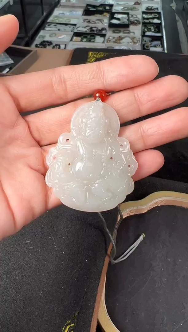 吊坠(不含链)未镶嵌和田玉多样性发1