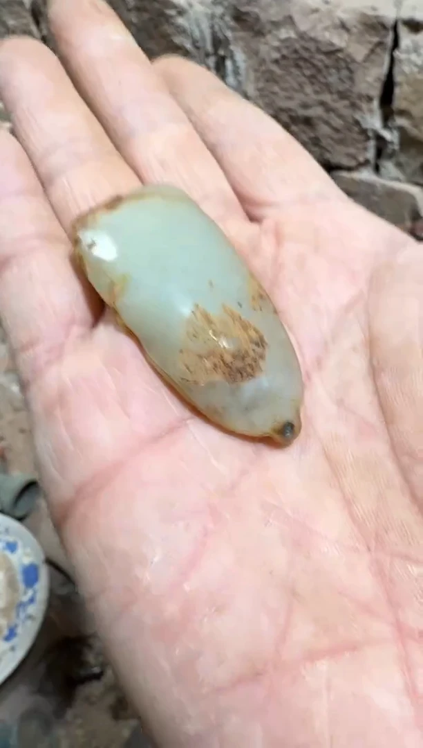 未镶嵌岫岩河磨玉（透闪石质玉）挂件玉器555555