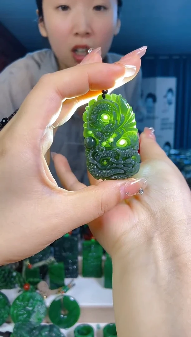 和田玉未镶嵌挂件1