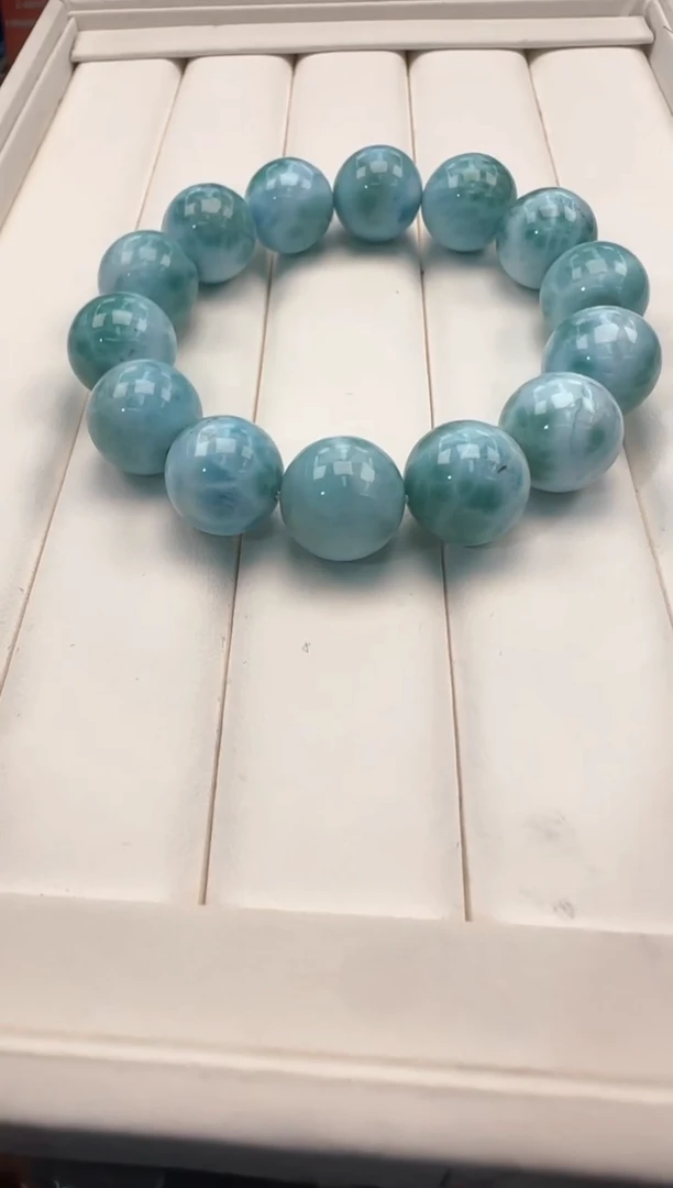 未镶嵌针钠钙石（海纹石）颈饰22a多样性发其一/10.18/1个15M