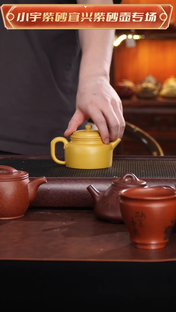 茶杯紫砂大德钟全手工吴暗华