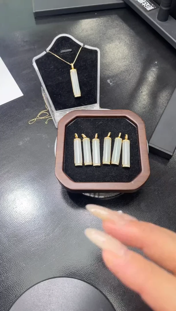 银S925镶嵌挂件翡翠FL121708/多样性发一件（不含链）