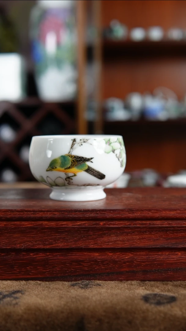 【闪购商品】其他玉泥花鸟书法主人杯
