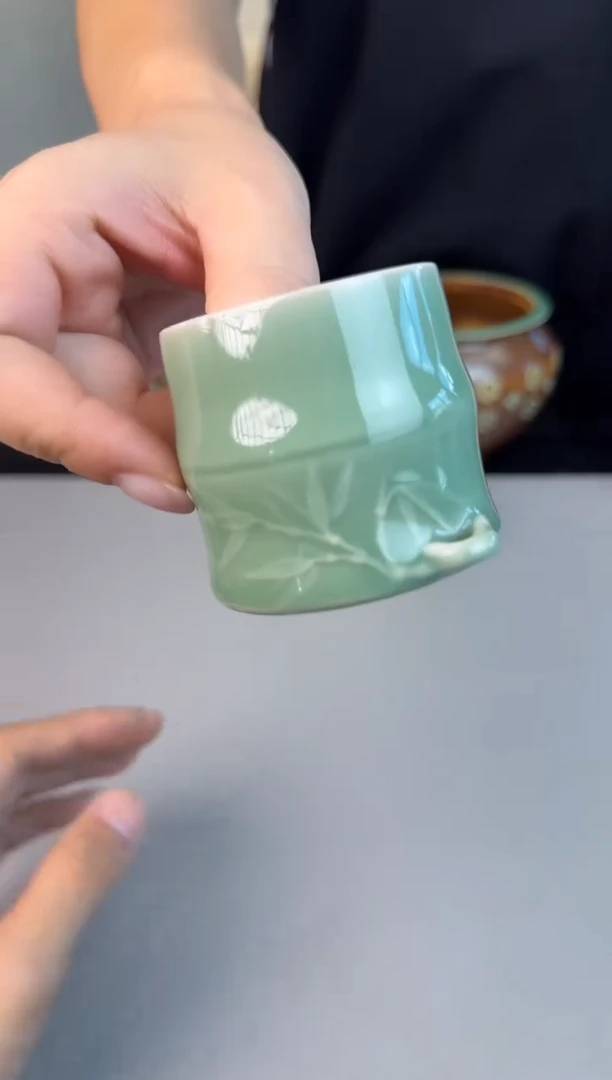 青瓷手工茶器不带礼盒包邮