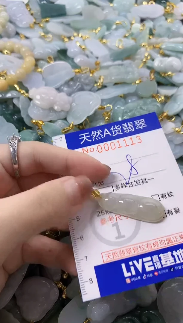 颈饰未镶嵌翡翠天然A货翡翠