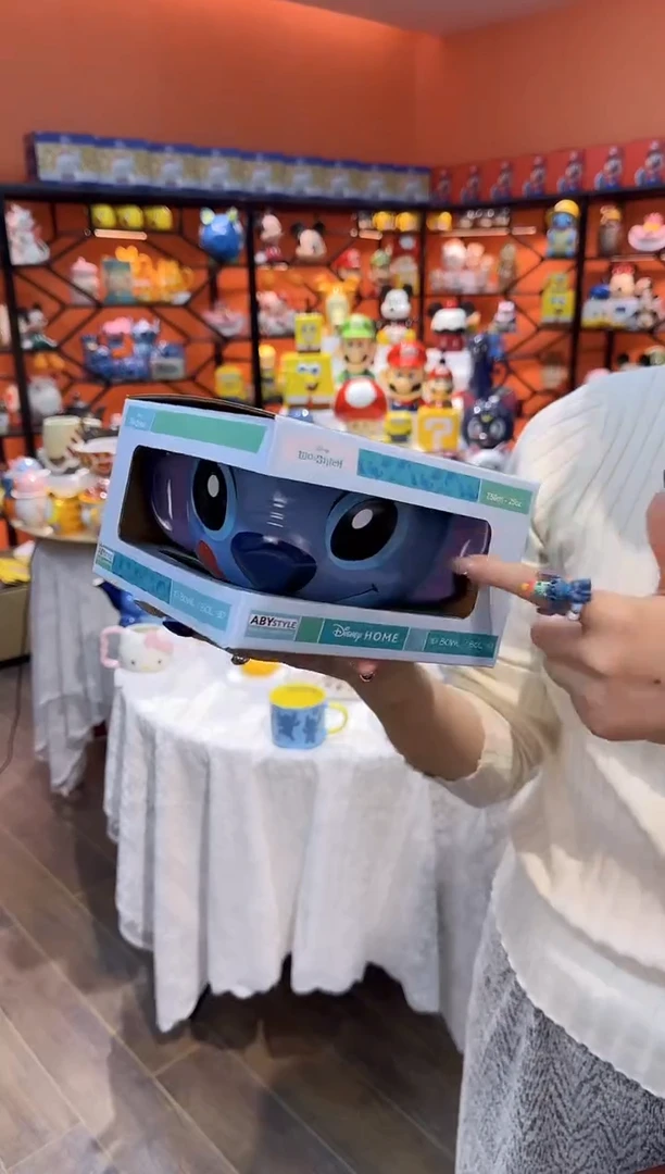 瓷片@@史迪奇水果沙拉碗（礼盒）