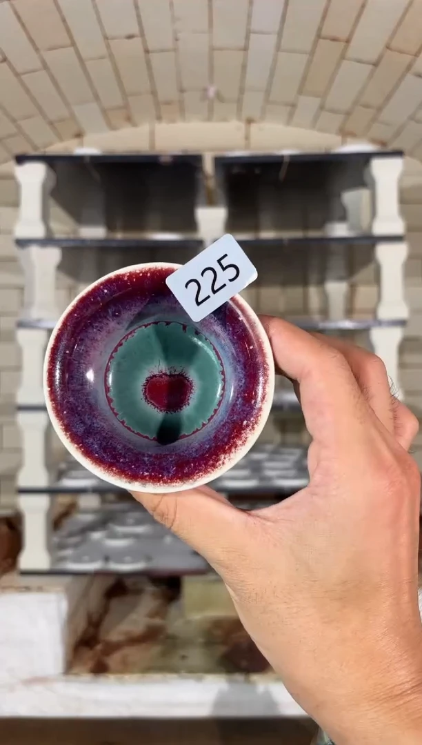 摆件精品窑变钧瓷茶器