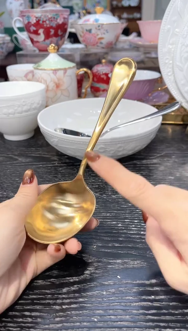 不锈钢大勺----------金色