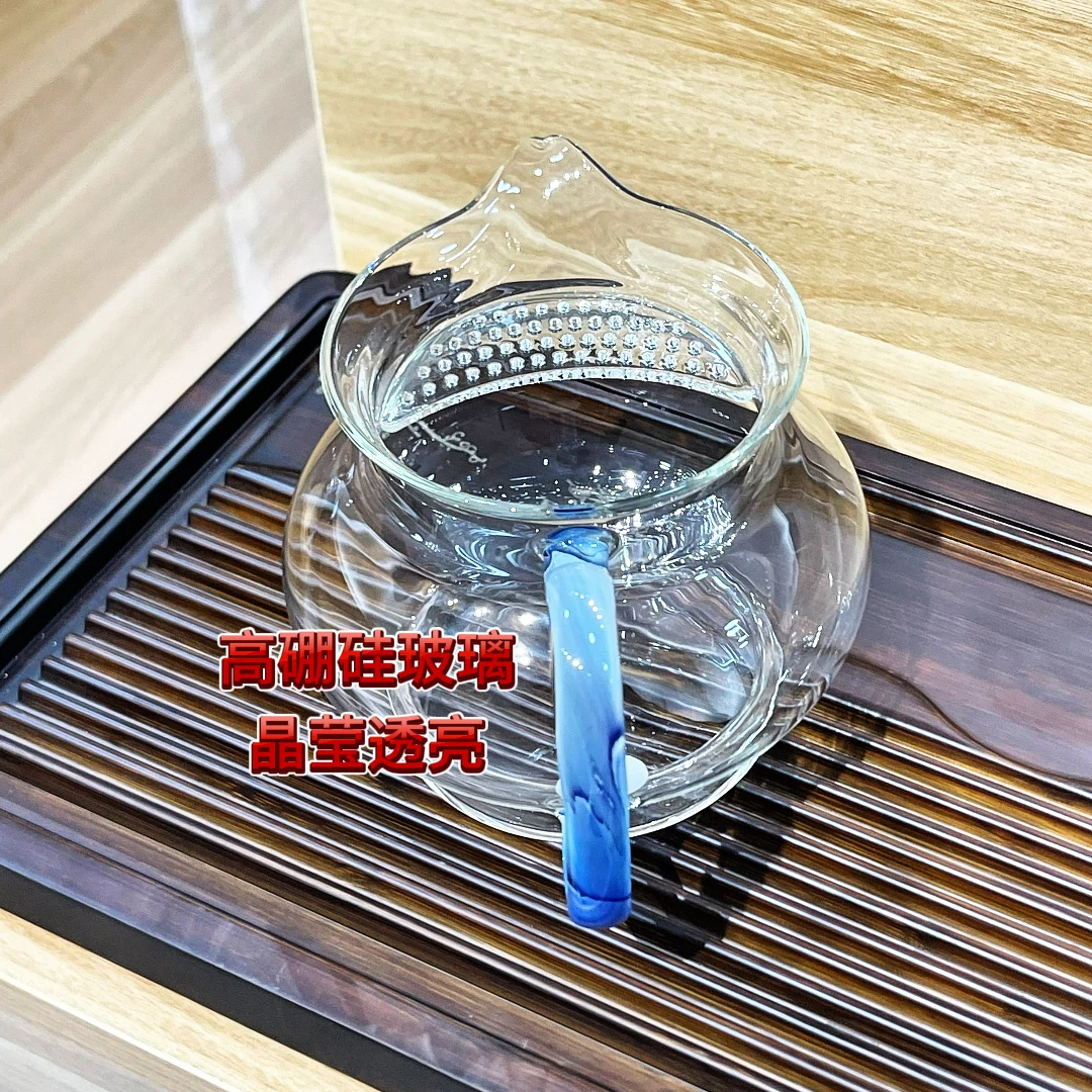 当代 熠然煮茶器820ml月牙耐热加厚手工大容量泡煮茶宫灯{辉专属}