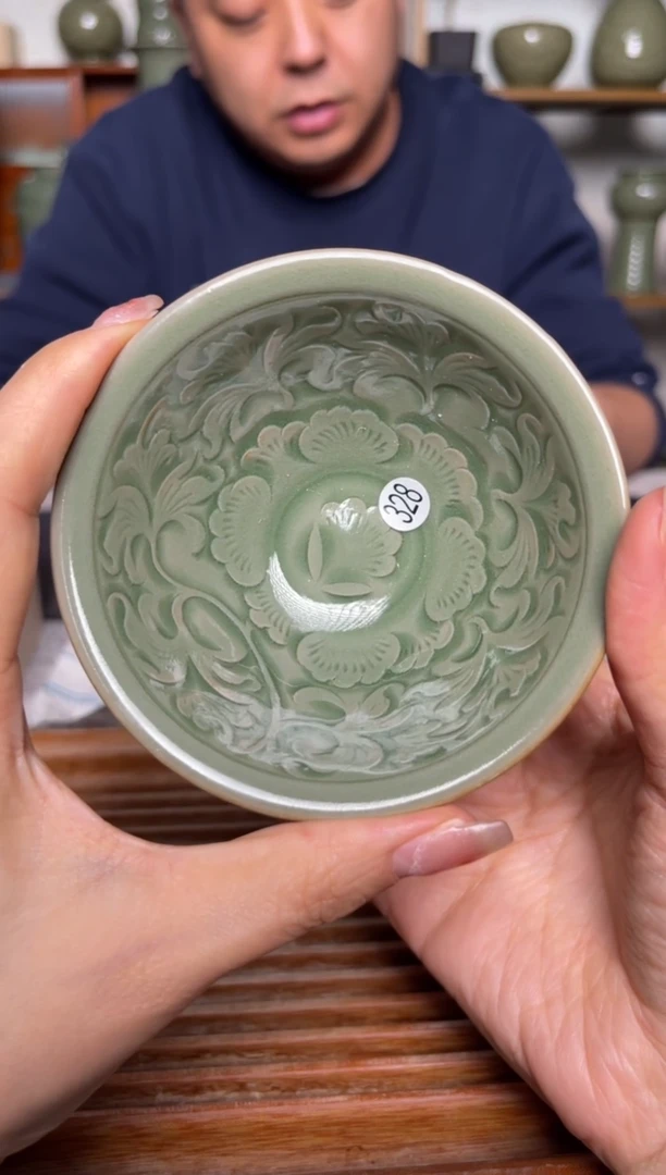 【闪购商品】其他328纯手工秘色斗笠盏