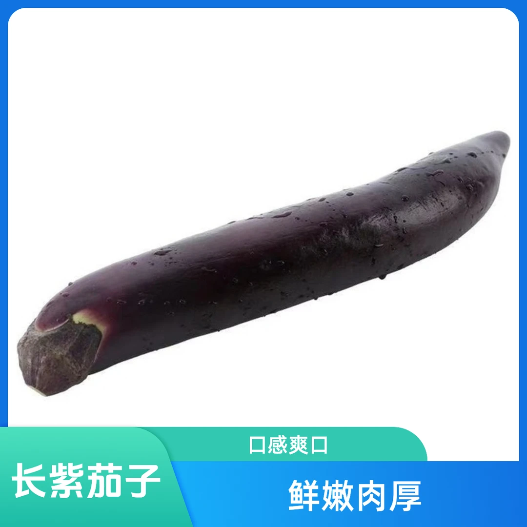 长紫茄子500g鲜嫩爽口肉厚绵软