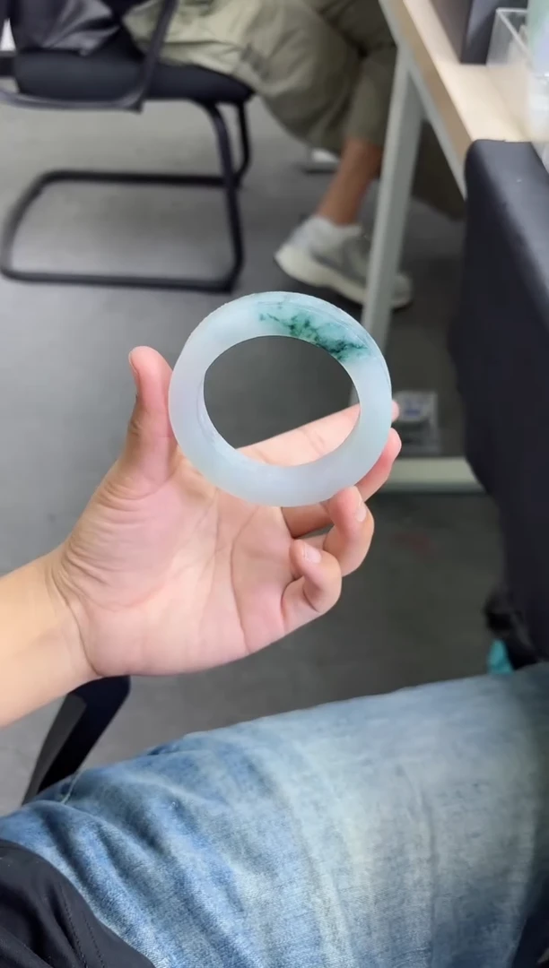 未镶嵌手镯定制翡翠娟*手镯