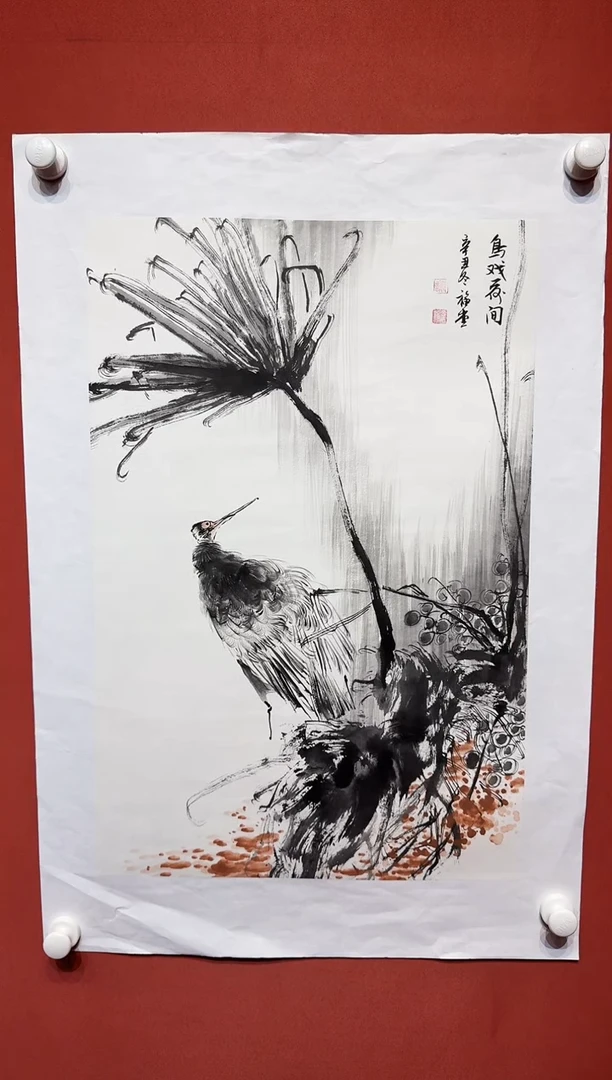 国画国画湖社画会/谢福堂-11-15-82
