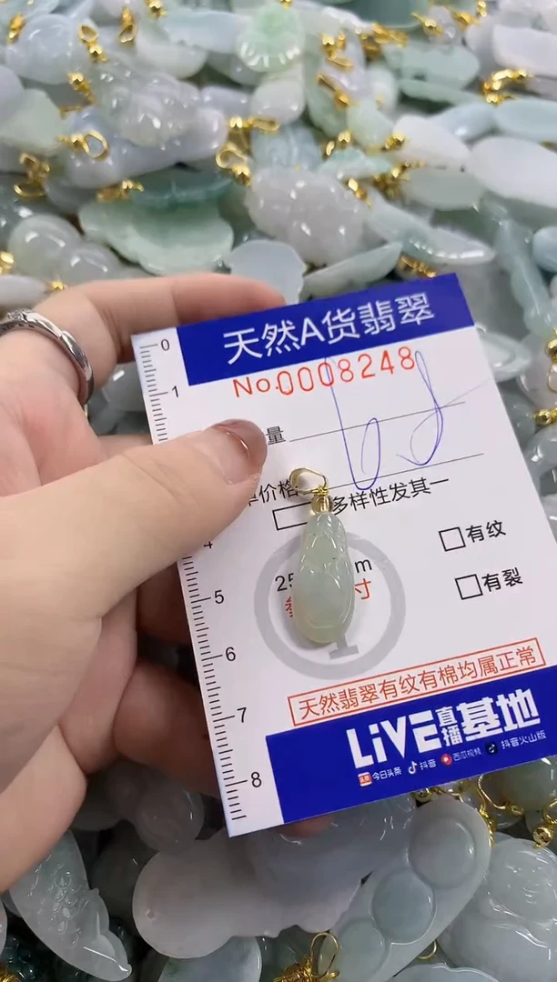 颈饰未镶嵌翡翠天然A货翡翠