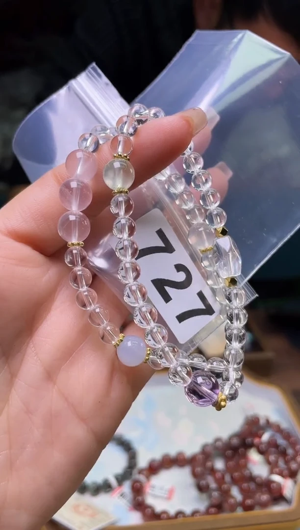 【闪购商品】水晶手链/727未镶嵌多样性发一件