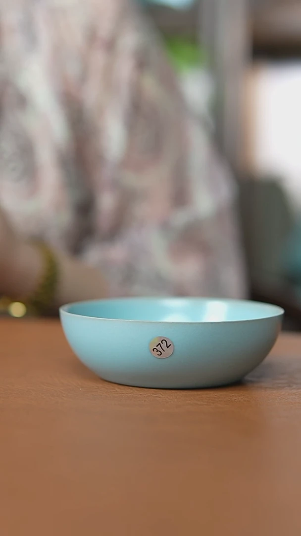 瓷片仿古宋臻釉普洱杯瑕372