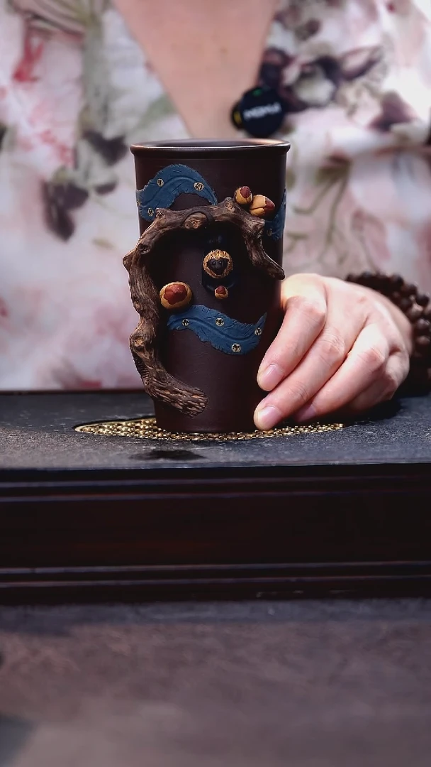 茶杯紫砂宜兴紫砂精品杯10