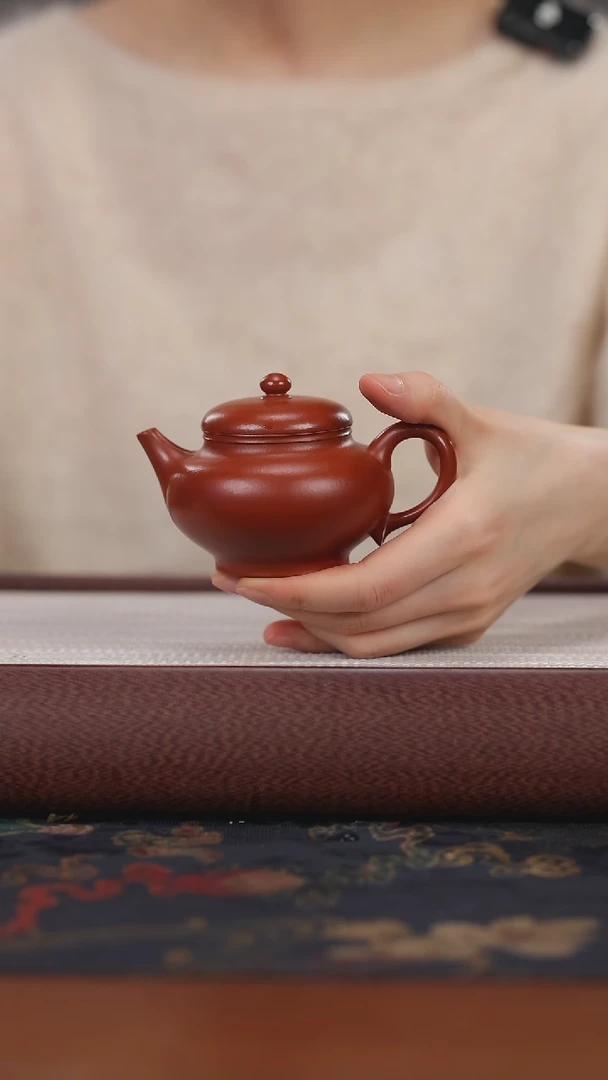 【闪购商品】紫砂茶壶lx大红袍 问心掇只 150cc