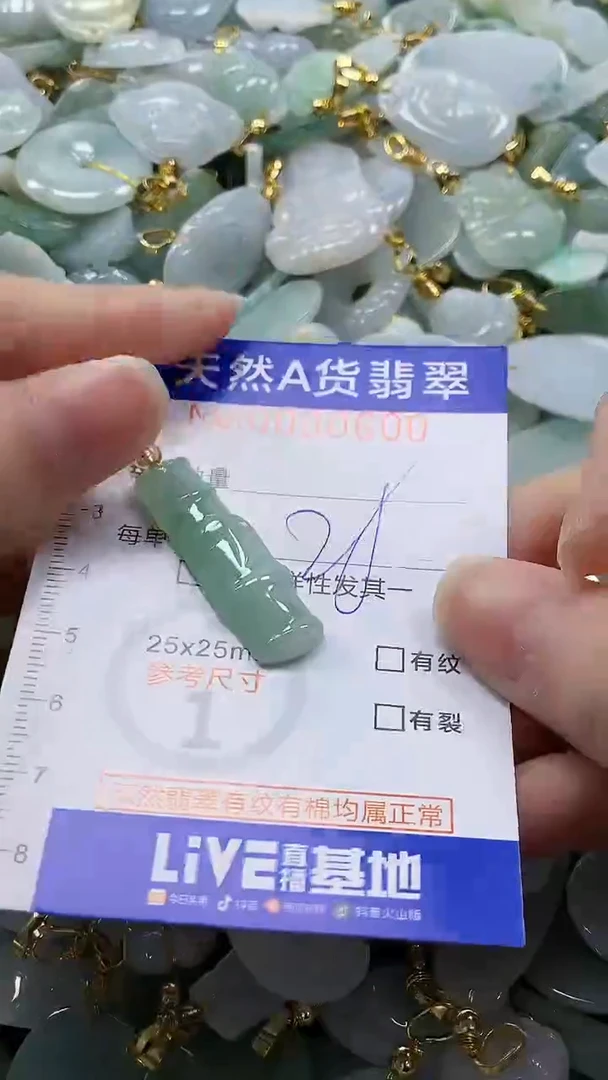 颈饰未镶嵌翡翠纯天然a货翡翠