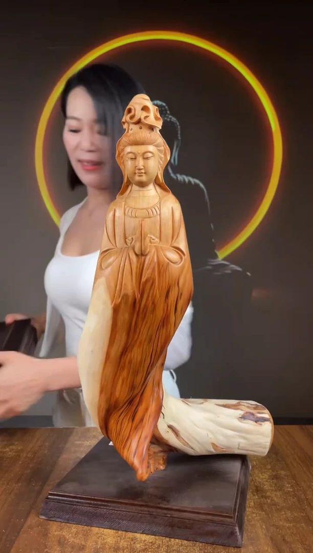 柏木（崖柏）手工摆件,先抢先得! 编号:57