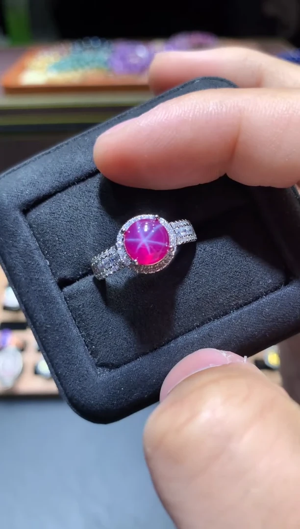 【闪购商品】红宝石戒指未镶嵌P110新烧