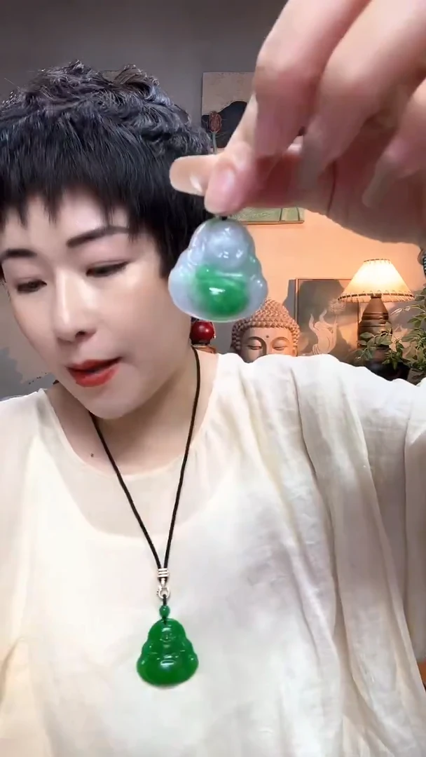 吊坠(赠链)合金翡翠多样性发货597