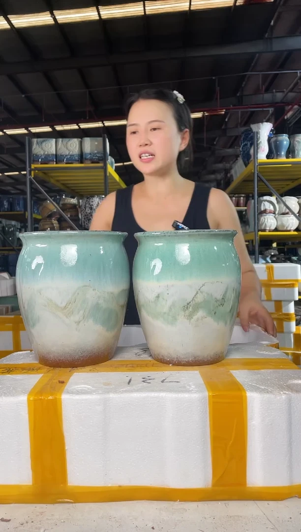 宜兴紫砂粗陶花盆17/19