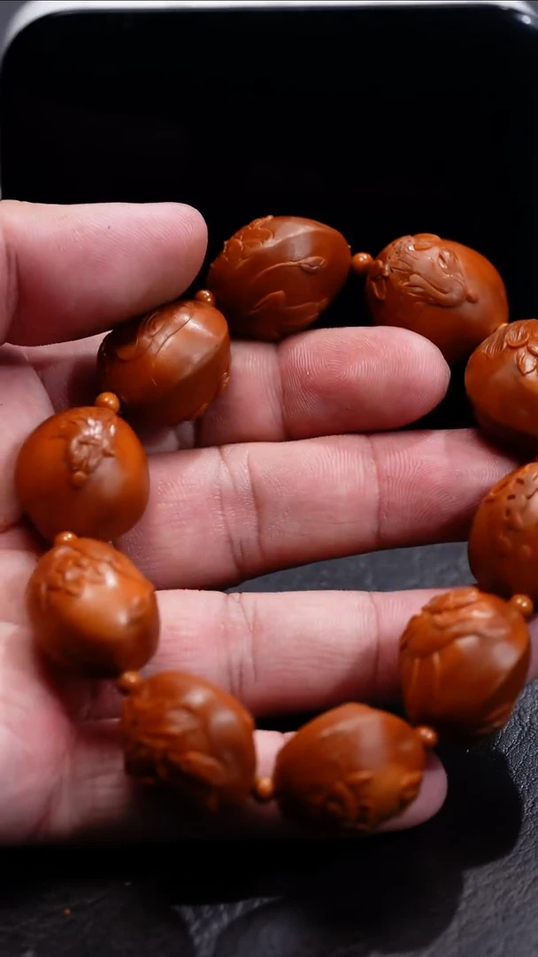 手串/手链橄榄核简**下苏工核雕