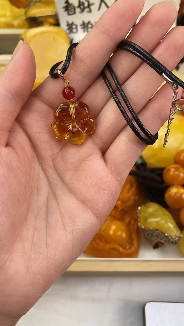 裸石琥珀未镶嵌天然琥珀蜜蜡多样性发一
