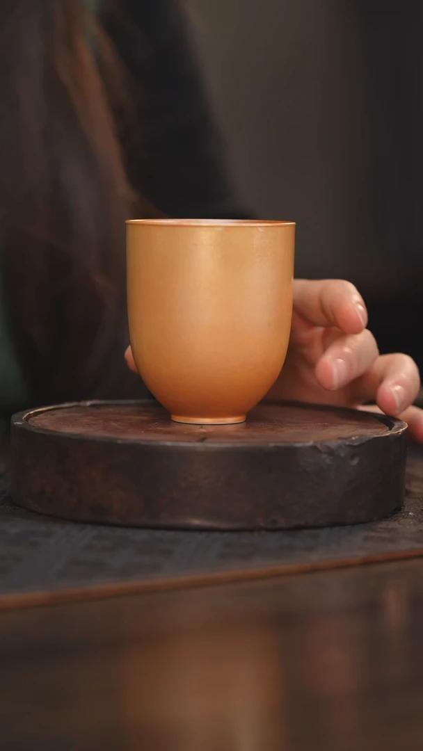 【闪购商品】杯41柴房陶瓷丨金色单杯