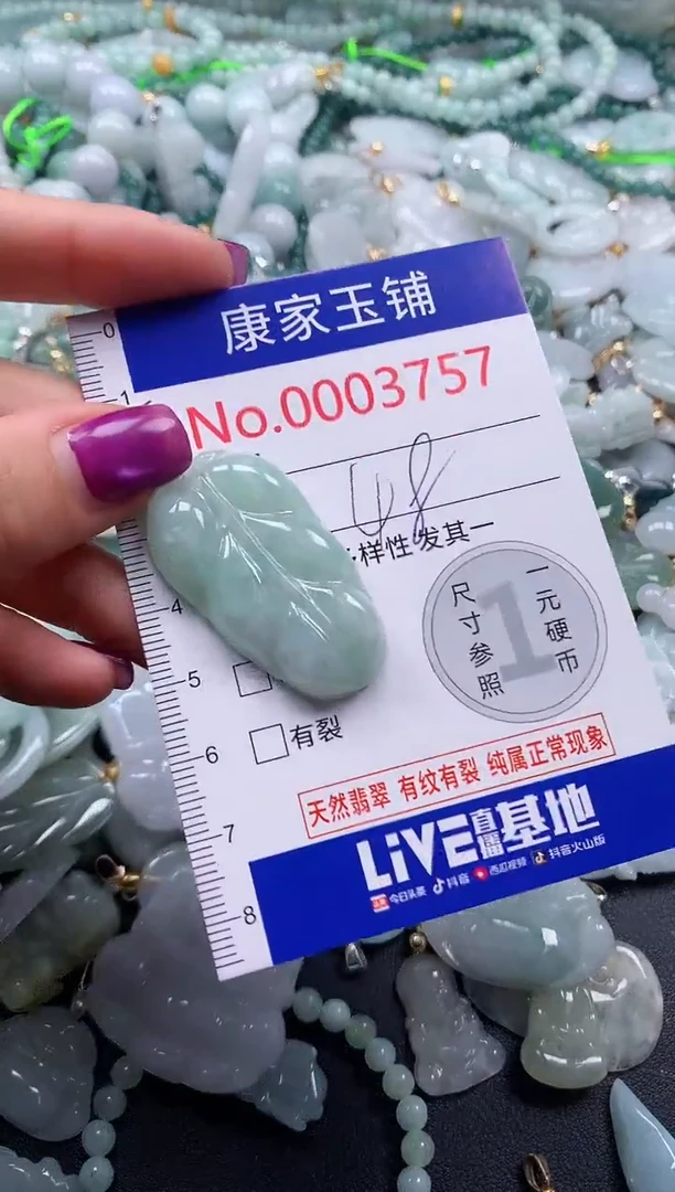 颈饰未镶嵌翡翠3757