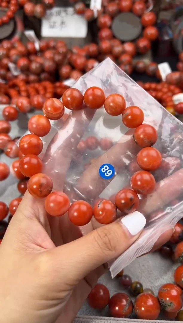 未镶嵌手串南红玛瑙14+