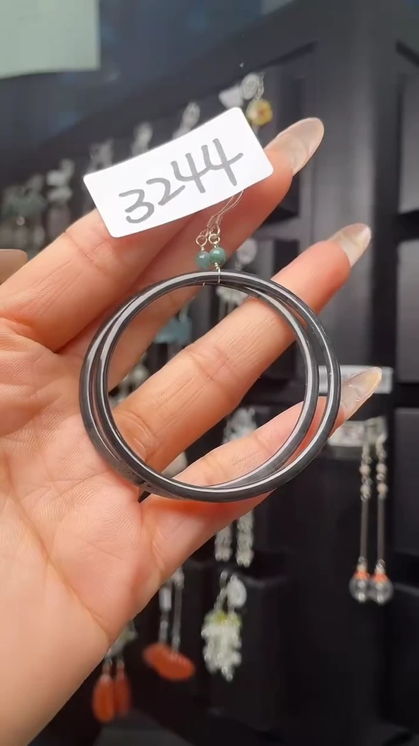 银S925镶嵌耳饰紫晶喜欢拍
