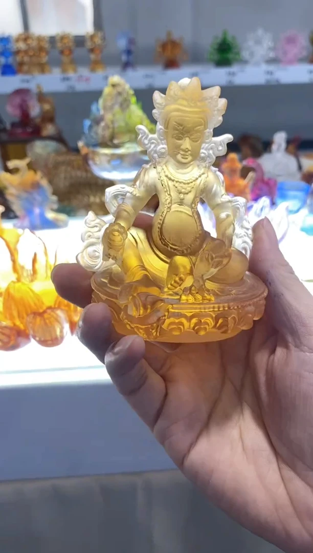 手工艺品琉璃黄财爷