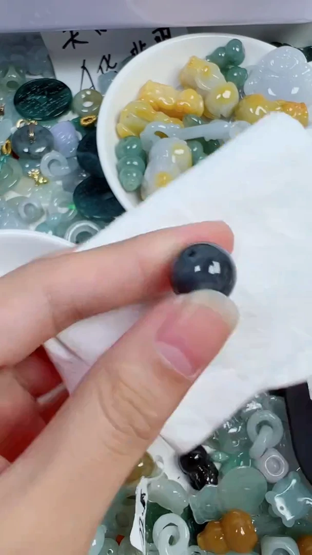 散珠翡翠258号链接,A货翡翠