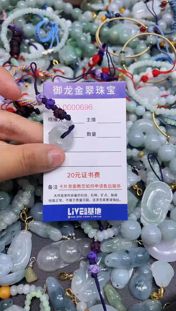 翡翠未镶嵌颈饰056